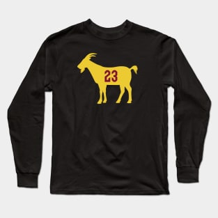 CLE GOAT - 23 - Black Long Sleeve T-Shirt